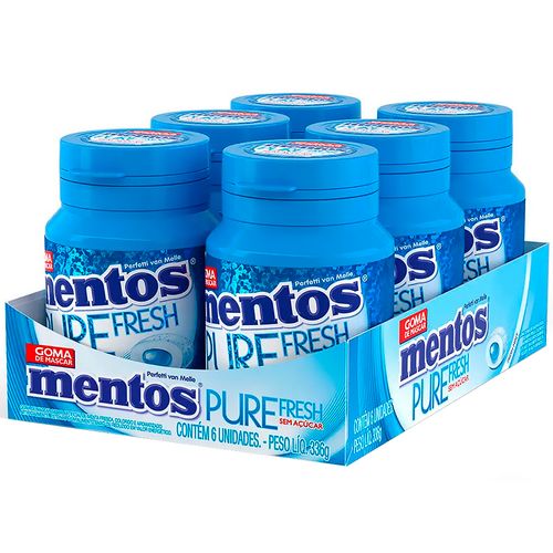 Drops-goma-Mentos-pure-fresh-mint-com-6-unidades