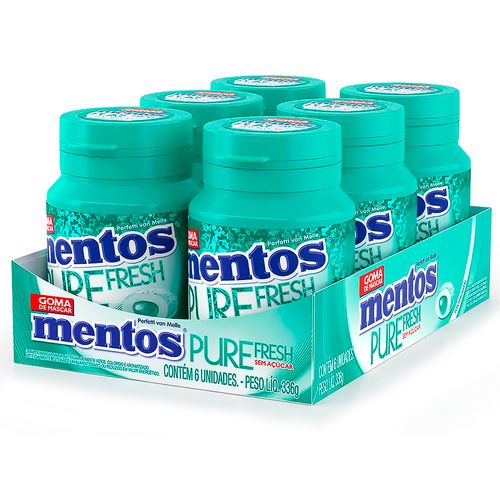 Drops-goma-Mentos-pure-fresh-witergreen-com-6-unidades