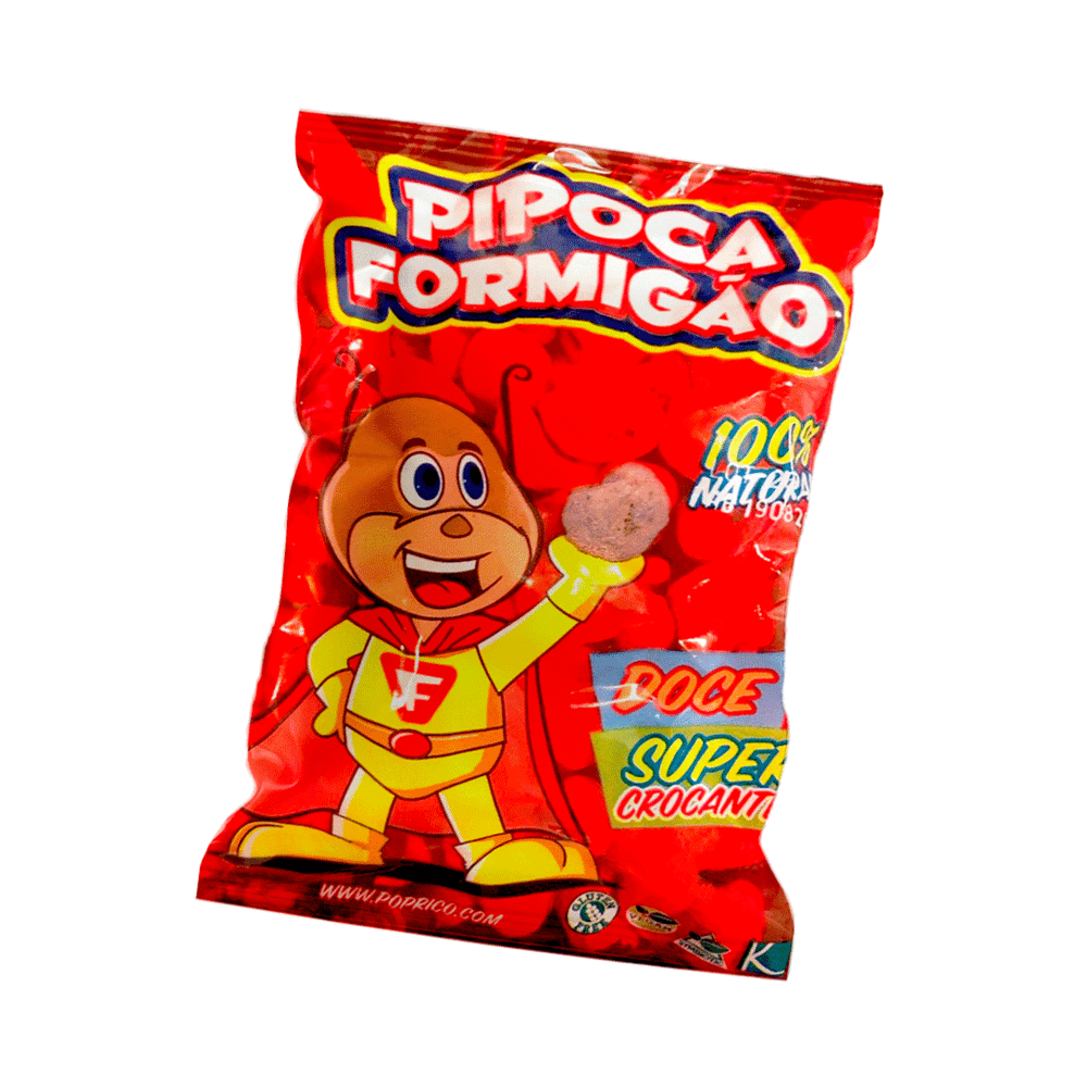 Pipoca Formigão Pequena 50x12gr - supernova