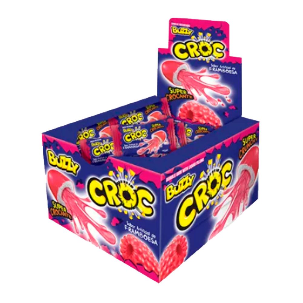 Chiclete-Buzzy-Croc-Framboesa-c40-1- Chiclete-Buzzy-Croc-Framboesa-c40-1-