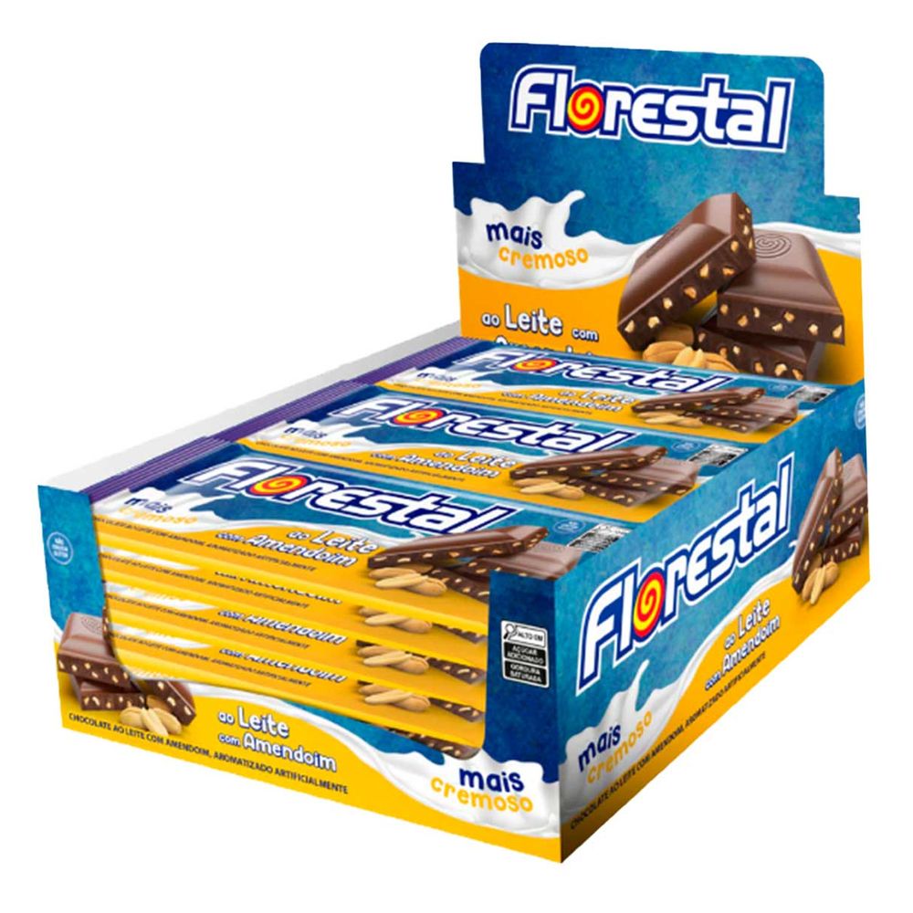Chocolate-ao-Leite-com-Amendoim-15x20g---Florestal-1- Chocolate-ao-Leite-com-Amendoim-15x20g---Florestal-1-