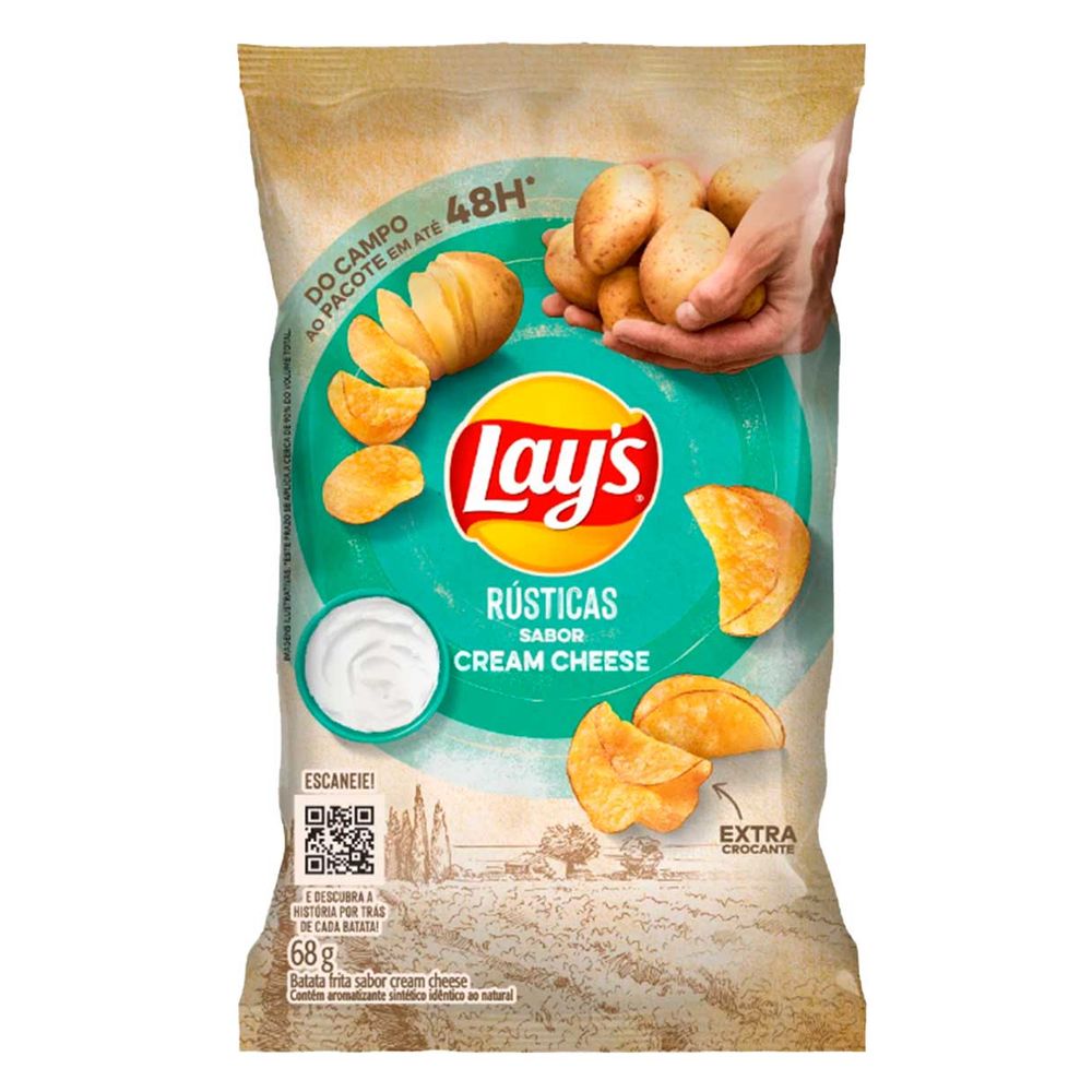Batata-Lays-Classica-Cream-Cheese-68g-1- Batata-Lays-Classica-Cream-Cheese-68g-1-