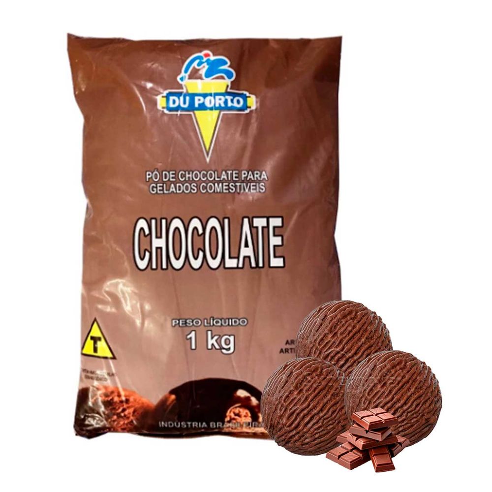 Po-para-Gelados-Comestiveis-Sabor-Chocolate-1Kg---Du-Porto-3- Po-para-Gelados-Comestiveis-Sabor-Chocolate-1Kg---Du-Porto-3-