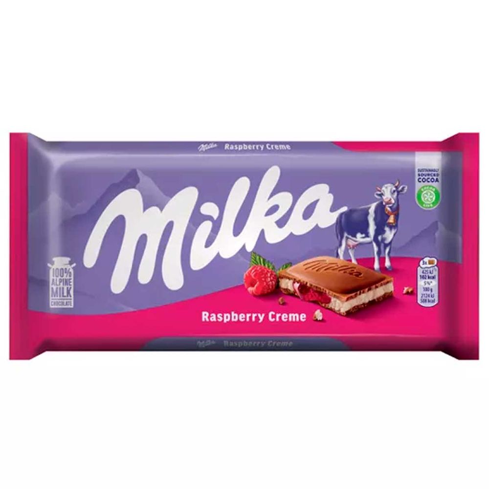 Barra-de-Chocolate-Raspberry-Creme-100g---Milka-1- Barra-de-Chocolate-Raspberry-Creme-100g---Milka-1-