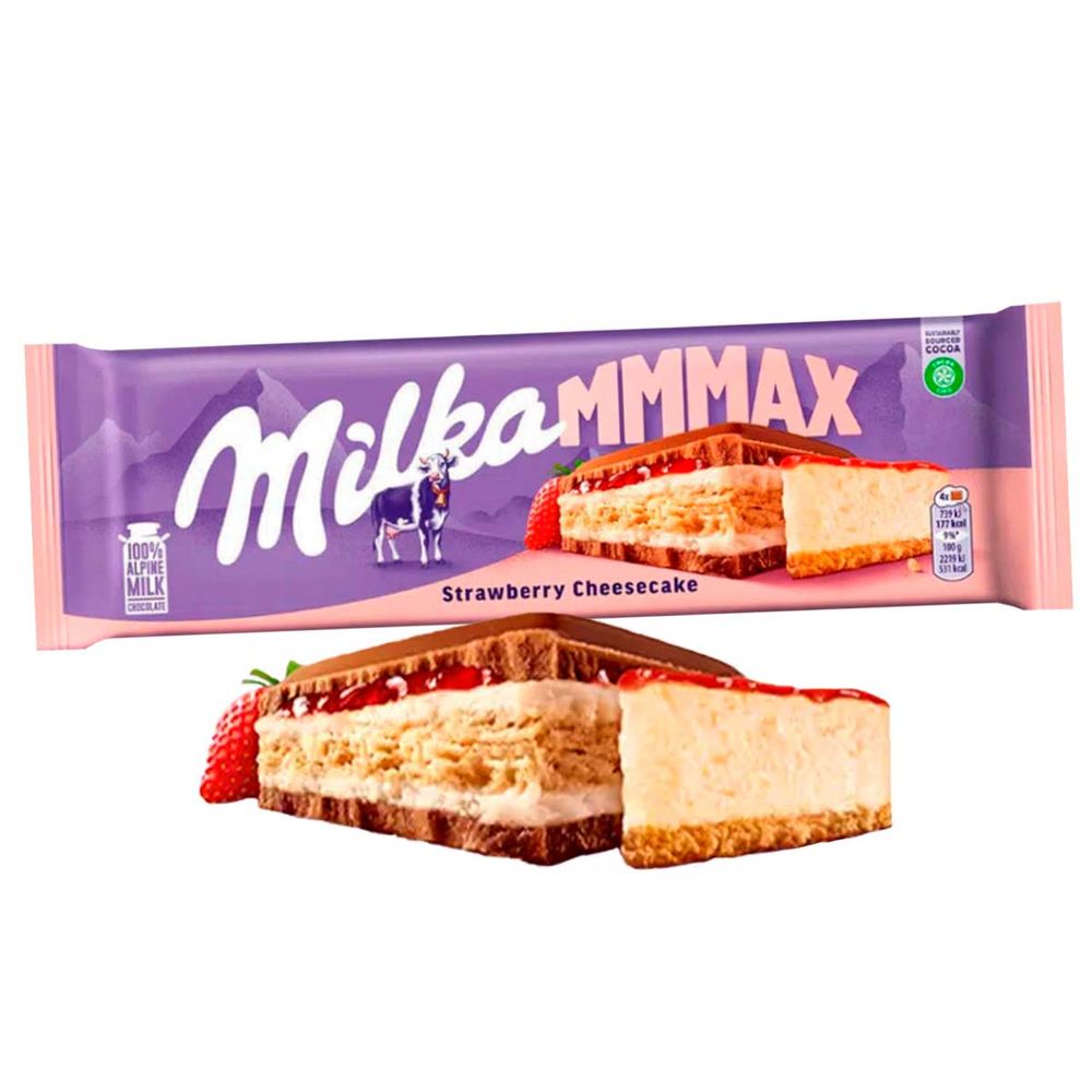 Chocolate-Mmmax-Strawberry-Cheesecake-300g---Milka-2-