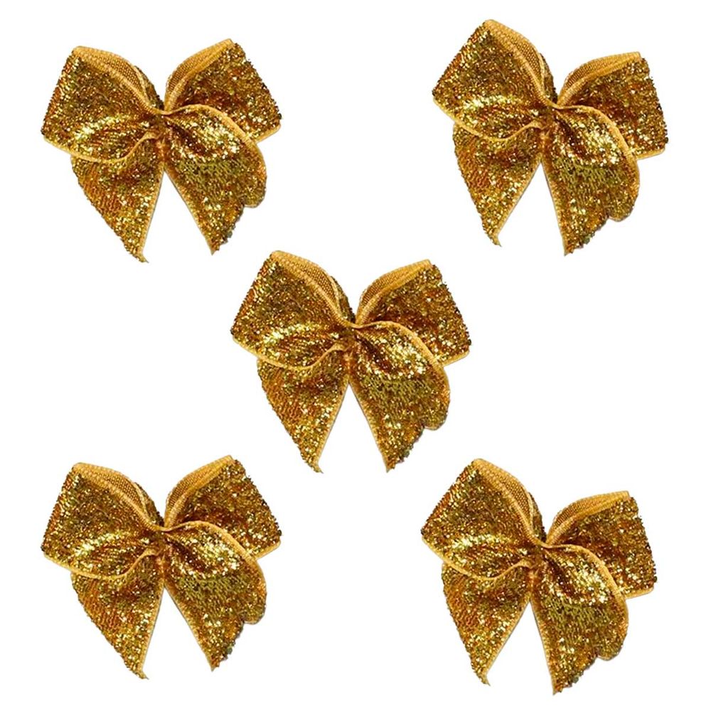 Laco-de-Natal-com-Glitter-N3-Dourado-C5---Lacos-e-Acessorios-3-