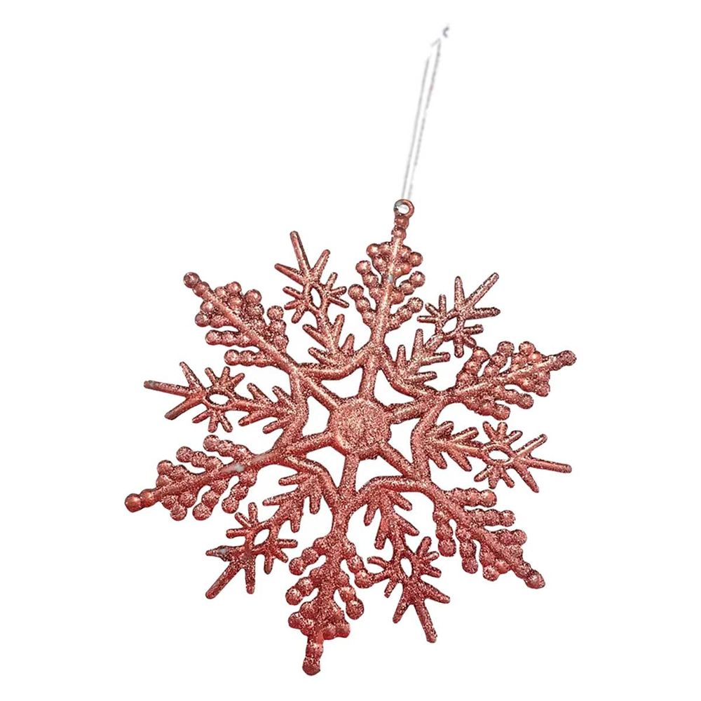 Enfeite-Floco-de-Neve-Rose-Tema-Natal---Cromus-2-
