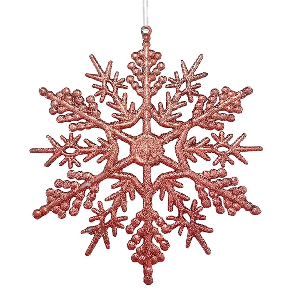 Enfeite-Floco-de-Neve-Rose-Tema-Natal---Cromus-3-
