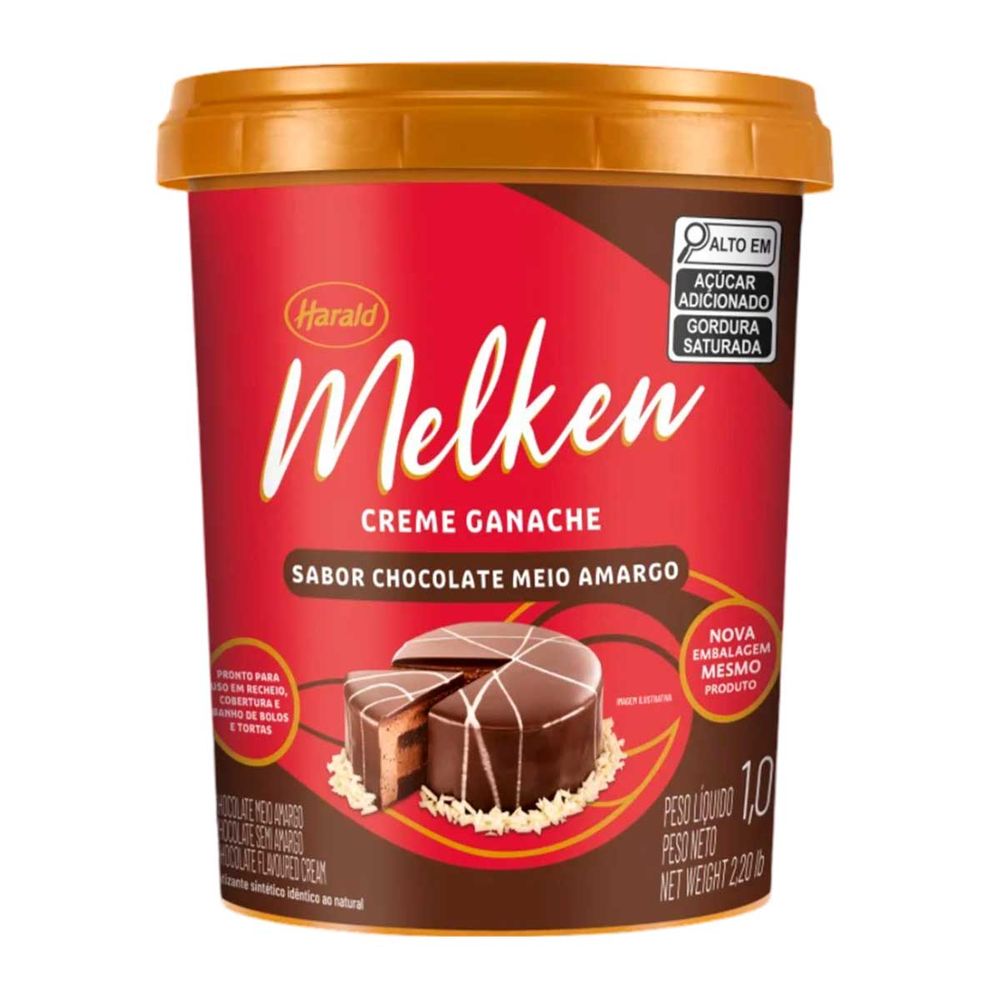 Creme-Ganache-sabor-Chocolate-Meio-Amargo-Melken-1Kg---Harald-1- Creme-Ganache-sabor-Chocolate-Meio-Amargo-Melken-1Kg---Harald-1-