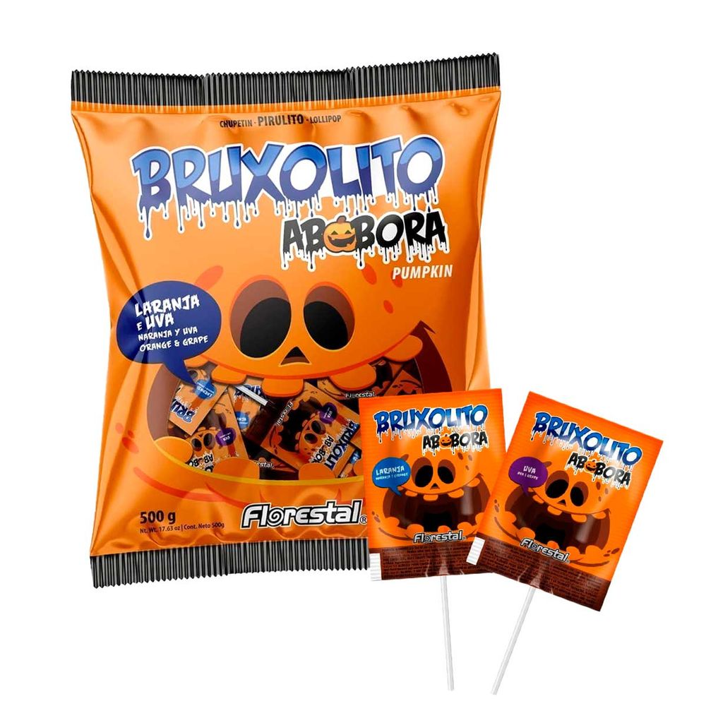 Pirulito-Tattoo-Abobora-Laranja-e-Uva-Bruxolito-500Gr---Florestal-3-