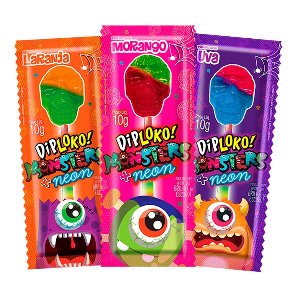 Pirulito-Diploko-15x10g-Caveira---Neon-2- Pirulito-Diploko-15x10g-Caveira---Neon-2-