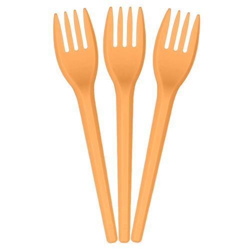 Garfo-Descartavel-Sobremesa-Laranja-Candy-c50---Strawplast-2-