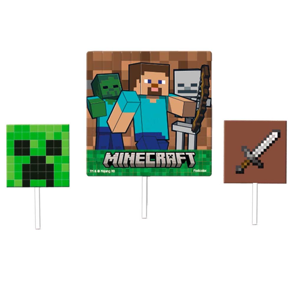 Kit-Topo-de-Bolo-Minecraft---Festcolor-1- Kit-Topo-de-Bolo-Minecraft---Festcolor-1-