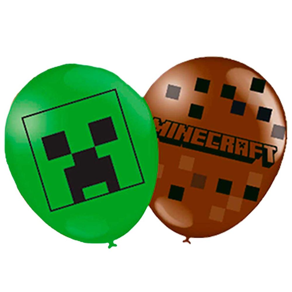 Balao-Minecraft-com-25-unidades---Festcolor-3- Balao-Minecraft-com-25-unidades---Festcolor-3-