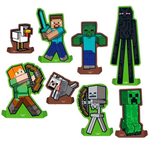 Decoracao-de-Mesa-Minecraft-com-8-Unidades---Festcolor-2-