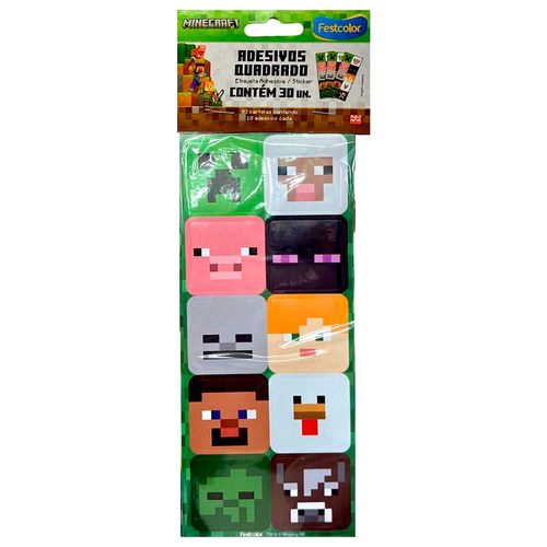 Adesivos-Minecraft-com-30-Unidades---Festcolor-1-