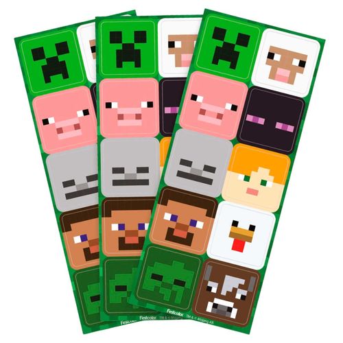 Adesivos-Minecraft-com-30-Unidades---Festcolor-2-