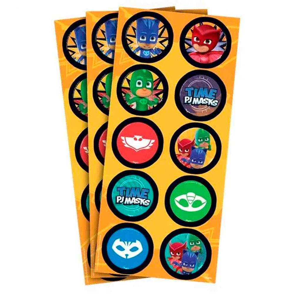 Adesivo-Redondo-PJ-Masks-c30---Regina-Festas-1- Adesivo-Redondo-PJ-Masks-c30---Regina-Festas-1-