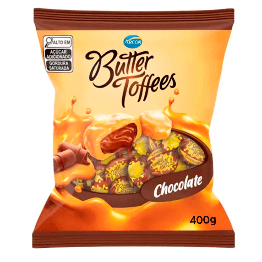 Bala-Butter-Toffees-Chocolate-400g---Arcor-1- Bala-Butter-Toffees-Chocolate-400g---Arcor-1-