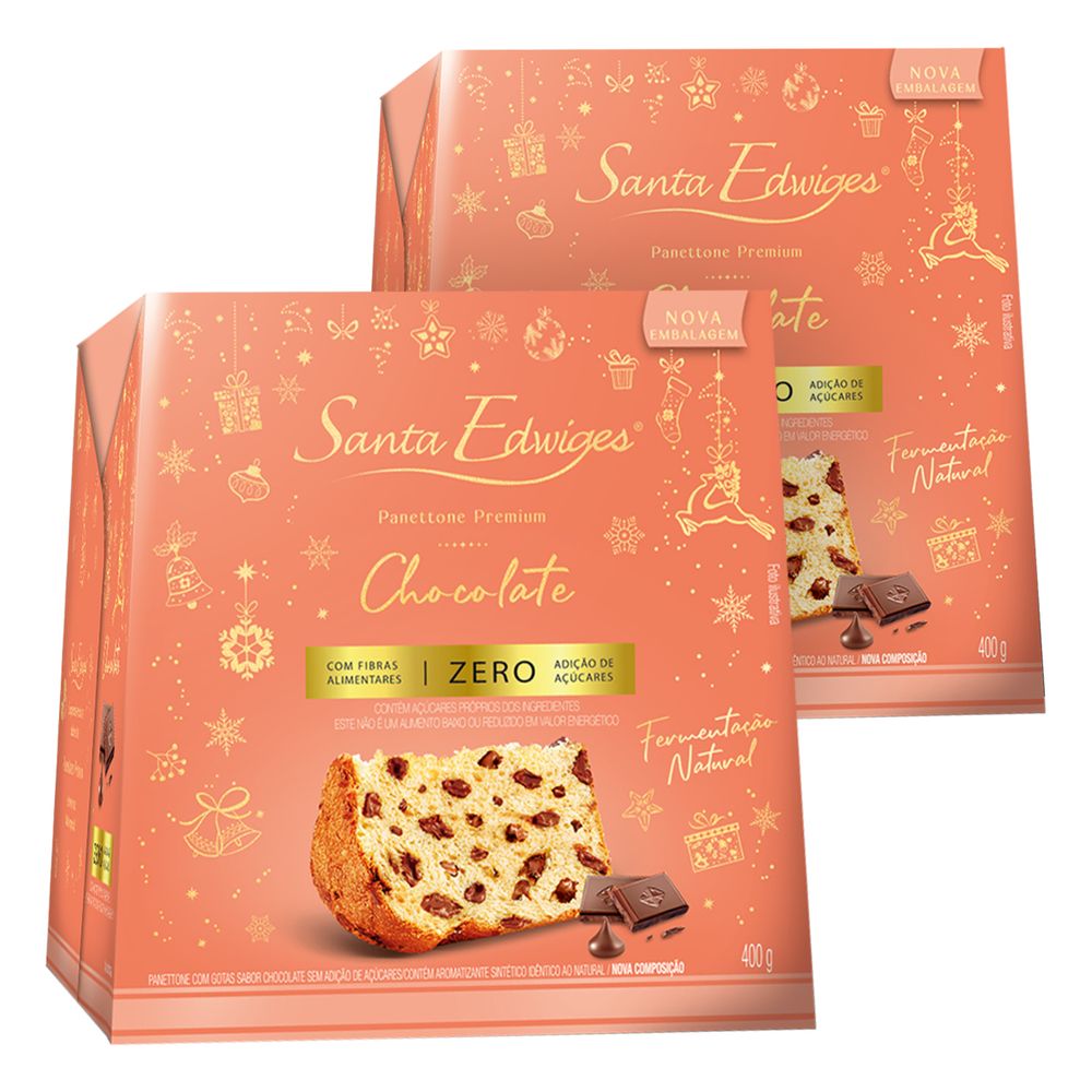 Kit-2-Chocottones-Zero-Acucar-400g---Santa-Edwige Kit-2-Chocottones-Zero-Acucar-400g---Santa-Edwige