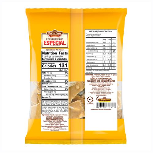 Doce-Rapadurinha-Especial-com-Amendoim-160g---Dacolonia-2-