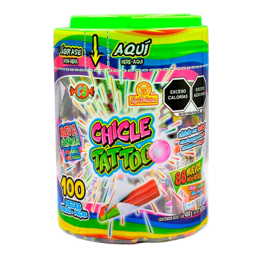 Pote-Chiclete-Tattoo-Sortido-c100---Dulces-Las-Delicias-1- Pote-Chiclete-Tattoo-Sortido-c100---Dulces-Las-Delicias-1-