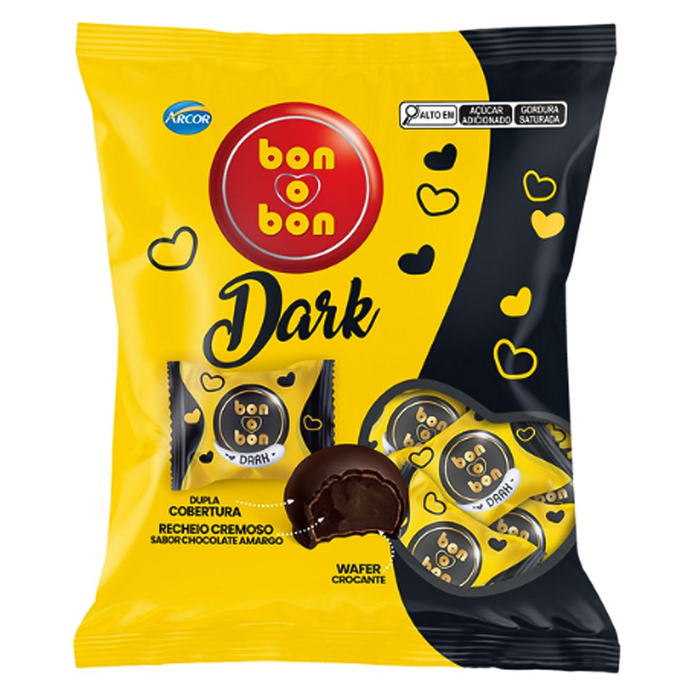 Bombom Amargo Bon o Bon 750Gr - Arcor - supernova - Mobile